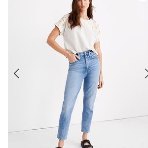 MADEWELL mom jean